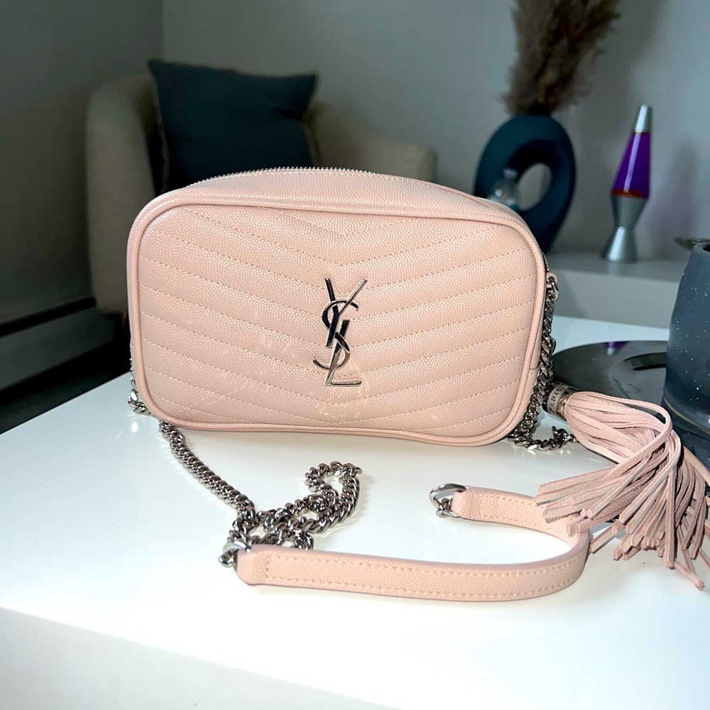 Saint Laurent Lou Mini bag in baby pink quilted leather BRAND NEW ONLY WORN ONCE